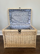 Wicker basket blue for sale  Martinsville