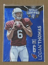 LOGAN THOMAS #/50 ESPELHO AZUL 2014 Panini Totalmente Certificado ROOKIE RC Redskins  comprar usado  Enviando para Brazil