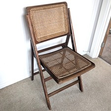 Vintage rattan folding for sale  POLEGATE