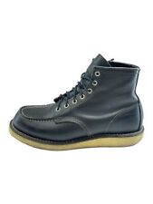 Bota RED WING Other 6 Classic Mock Toe UK7 CUERO NEGRO 8179 Usada segunda mano  Embacar hacia Mexico