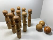 Vintage wooden skittles for sale  REDDITCH