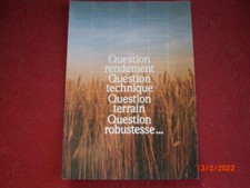 Brochure publicitaire moissonn d'occasion  Aubigny-en-Artois