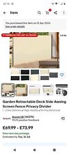 Garden privacy screen for sale  DONCASTER