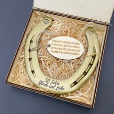 Hufeisen glücksbringer golden gebraucht kaufen  Aßlar