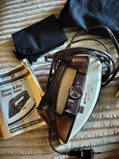Ferro de viagem Black and Decker Stowaway dupla tensão SS50 por volta de 1989 comprar usado  Enviando para Brazil