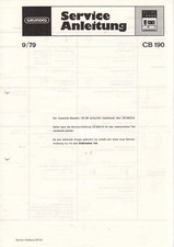 Grundig 190 service gebraucht kaufen  Oldenburg (Oldenburg)