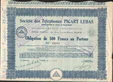 Obligation téléphones picart d'occasion  Paris-