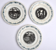 Assiettes parlantes xixème d'occasion  Freneuse