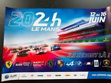 Pôster oficial de corrida Le Mans 2024 Ferrari, Porsche, Toyota, Lamborghini BMW novo comprar usado  Enviando para Brazil