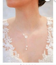 Halskette hochzeit brautschmuc gebraucht kaufen  Dresden