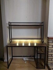 Desk integrated shelves for sale  EASTLEIGH