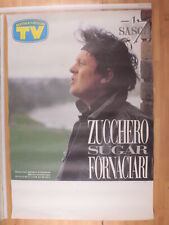 Poster concerto zucchero usato  Italia