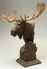 Moose bust figurine for sale  Urbandale