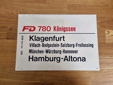Deutsche bahn zuglaufschild gebraucht kaufen  Celle