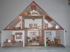 Puppenhaus puppenstube vintage gebraucht kaufen  Lehrte