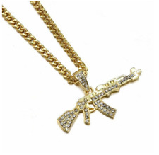 Iced diamond gold for sale  MANCHESTER