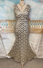 Gatsby dress gold for sale  BRISTOL