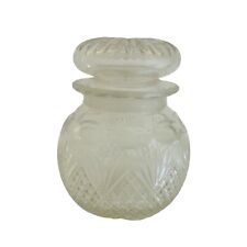 Vintage crystal jar for sale  BIGGLESWADE