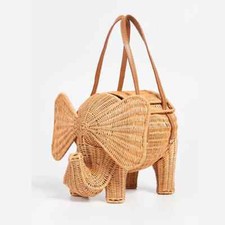 bolsa feminina de vime bolsa elefante bolsas femininas 2023 bolsas de luxo femininas comprar usado  Enviando para Brazil