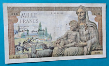 Ancien billet 1000 d'occasion  Franconville