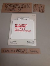 Original arcade manual for sale  Mc Lean