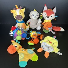 Lote de 7 brinquedos infantis Fisher Price Infantino SKipHop chocalhos de partida brilhante etc comprar usado  Enviando para Brazil