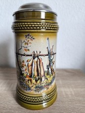 Bierkrug zinndeckel krug gebraucht kaufen  Bad Hersfeld