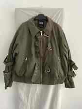 Zara khaki padded for sale  LONDON