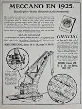 Publicité presse 1925 d'occasion  Compiègne