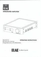 Elac bedienungsanleitung user gebraucht kaufen  Salzgitter