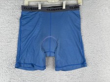 Usado, Shorts de ciclismo Club Ride adulto grande forro azul acolchoado nylon elastano mistura MTB comprar usado  Enviando para Brazil