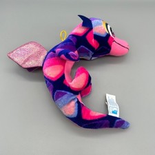 Usado, Brinquedo de pelúcia Classic Toy Co roxo rosa cavalo marinho animal raro comprar usado  Enviando para Brazil
