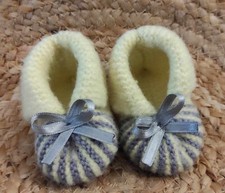 Chaussons bébé tricotés d'occasion  Lure