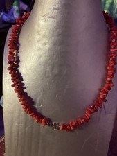 Collana corallo rosso usato  Roma