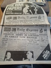 War papers newspaper. for sale  STOWMARKET