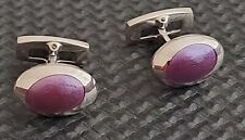 Duchamp cufflinks purple for sale  FAREHAM