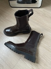 Zara leather flat gebraucht kaufen  Berlin