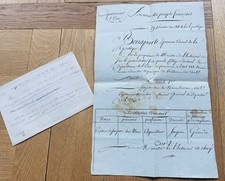 Lettre ancienne nomination d'occasion  Paris-