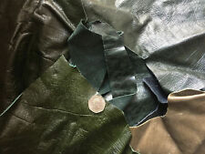 Green leather offcuts for sale  HEBDEN BRIDGE
