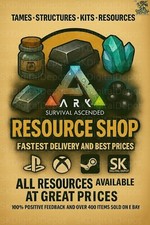 ARK SURVIVAL ASCENDED RESOURCE SHOP PC/CROSSPLAY SMALL TRIBES PVP comprar usado  Enviando para Brazil