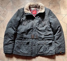 Graue winterjacke parka gebraucht kaufen  Marienberg, Pobershau