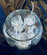 Glass punch bowl for sale  Springdale