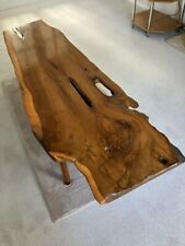 Yew wooden coffee for sale  ASHFORD