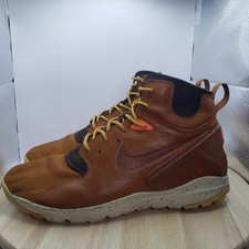 Tênis Nike Koth Ultra Mid 749484 224 Masculino Botas Sapatilhas Couro Marrom Tamanho 12 comprar usado  Enviando para Brazil
