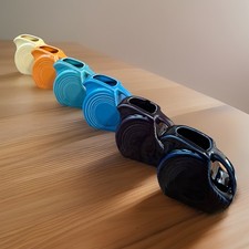 Lote de 6 mini jarros de disco Fiestaware creme 3" cores mostradas Fiesta Ware, usado comprar usado Lote de 6 mini jarros de disco Fiestaware creme 3" cores mostradas Fiesta Ware, usado comprar usado  Enviando para Brazil