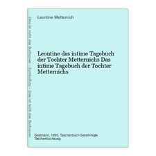 Leontine intime tagebuch gebraucht kaufen  Buttenwiesen