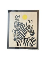 Vintage zebras signed for sale  Sarasota