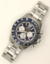 INVICTA Signature II TRITNITE Nite Glow cronógrafo masculino, azul marinho/prata, modelo 7407, usado comprar usado  Enviando para Brazil