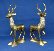 Pair vintage brass for sale  PERTH