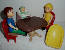 Dollhouse table red for sale  Washington